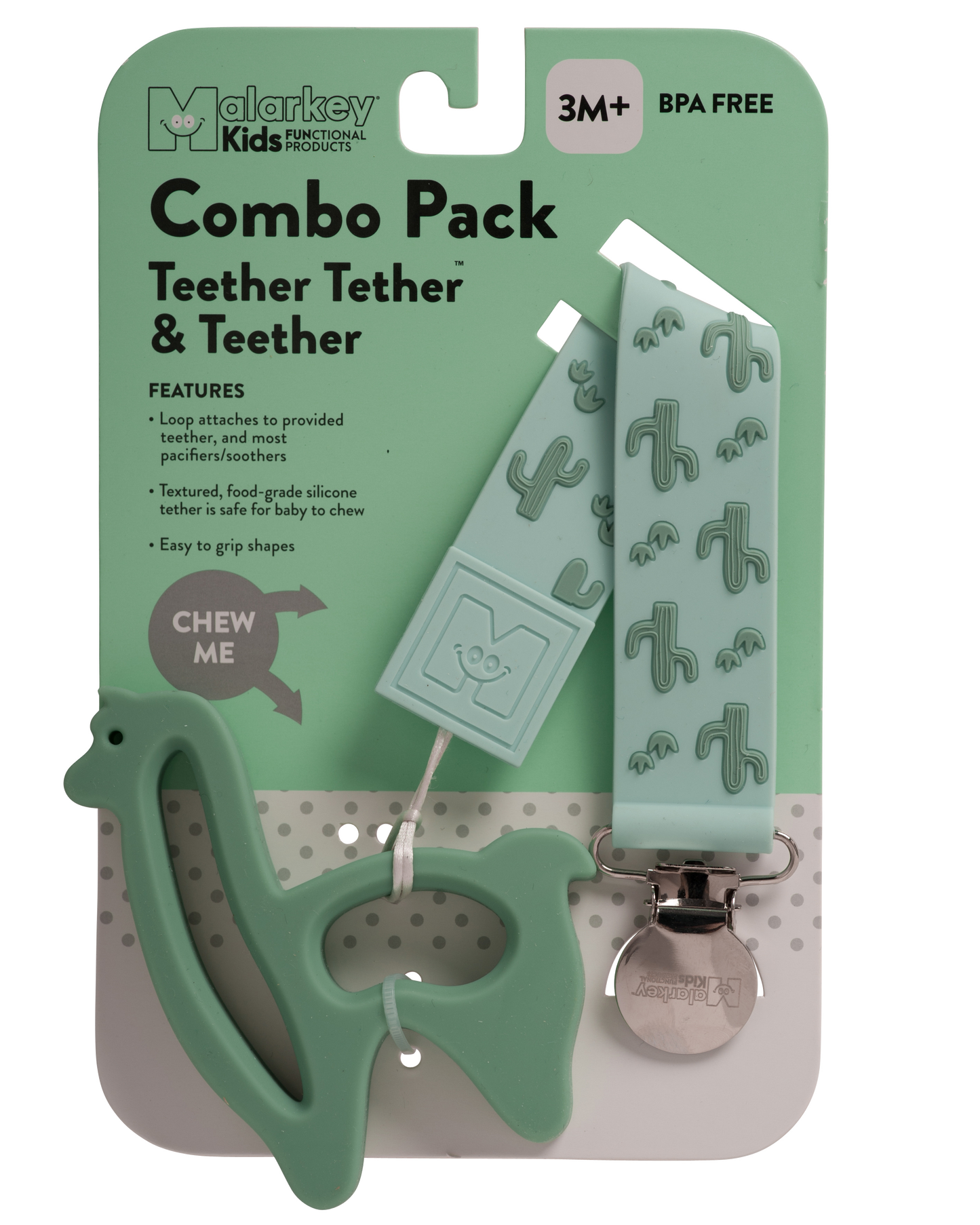 TEETHER TETHER & TEETHER - Cactus & Llama Teether Tether & Teether Malarkey Kids CA