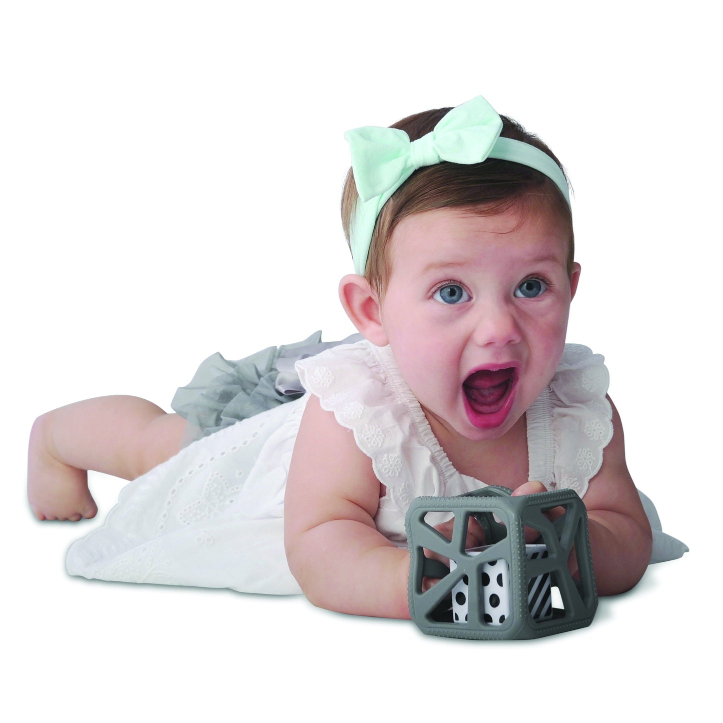 Chew Cube - Dark Grey Chew Cube Malarkey Kids