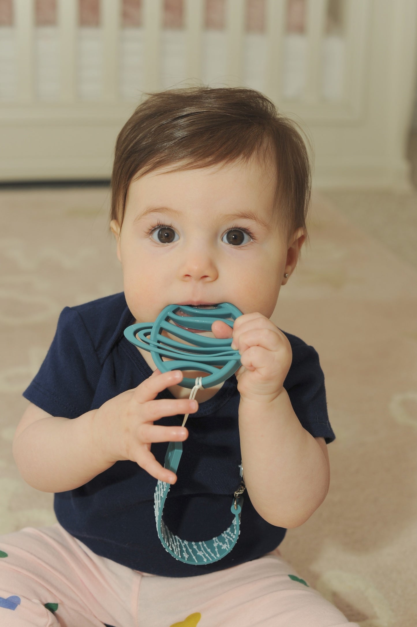 TEETHER TETHER & TEETHER - Stars & Saturn Teether Tether & Teether Malarkey Kids CA
