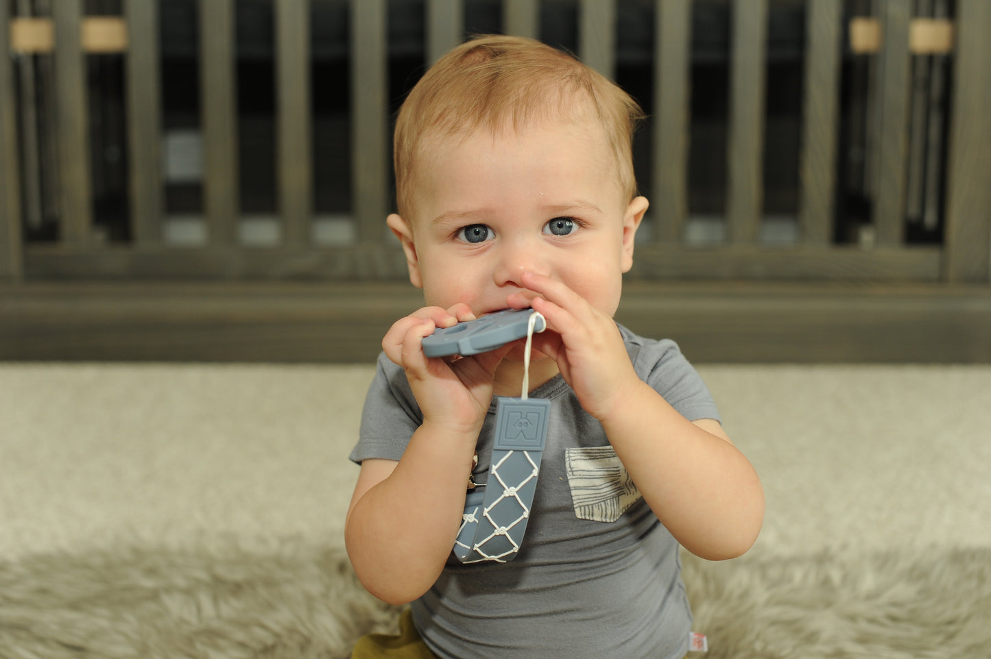TEETHER TETHER & TEETHER - Nautical & Baby Shark Teether Tether & Teether Malarkey Kids CA