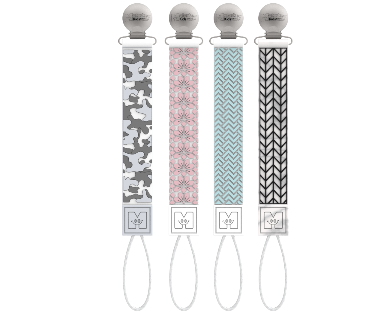 TEETHER TETHER - GREY CAMO Teether Tether Malarkey Kids CA