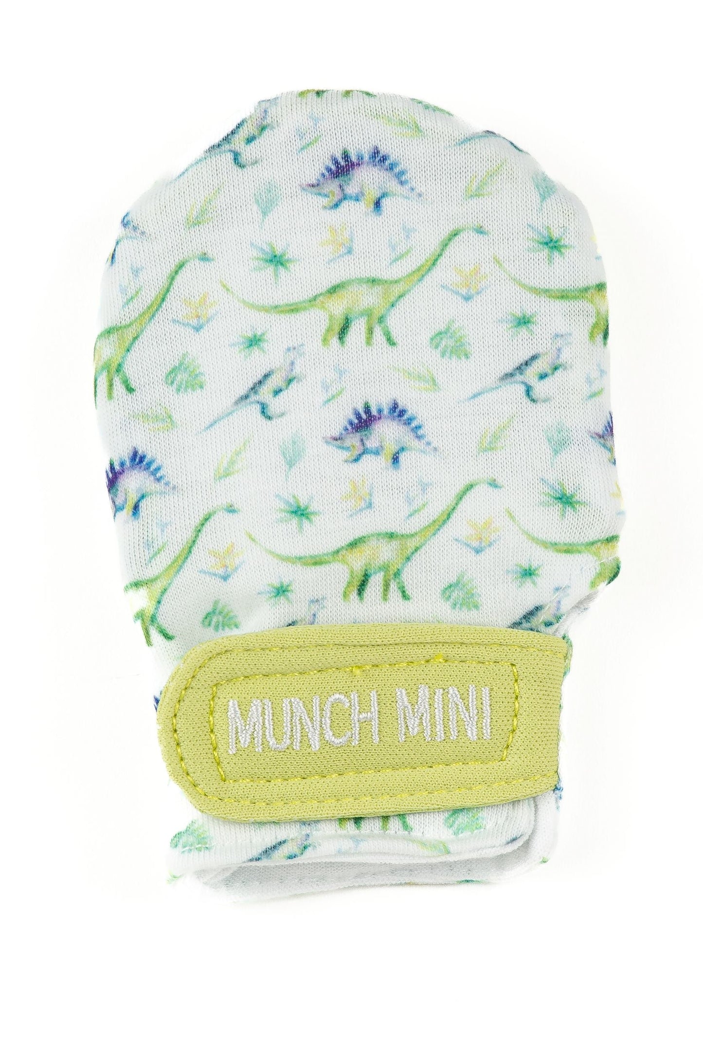Munch Mini - Teething and anti-scratch Mitts - Dino Pacifiers & Teethers Malarkey Kids CA