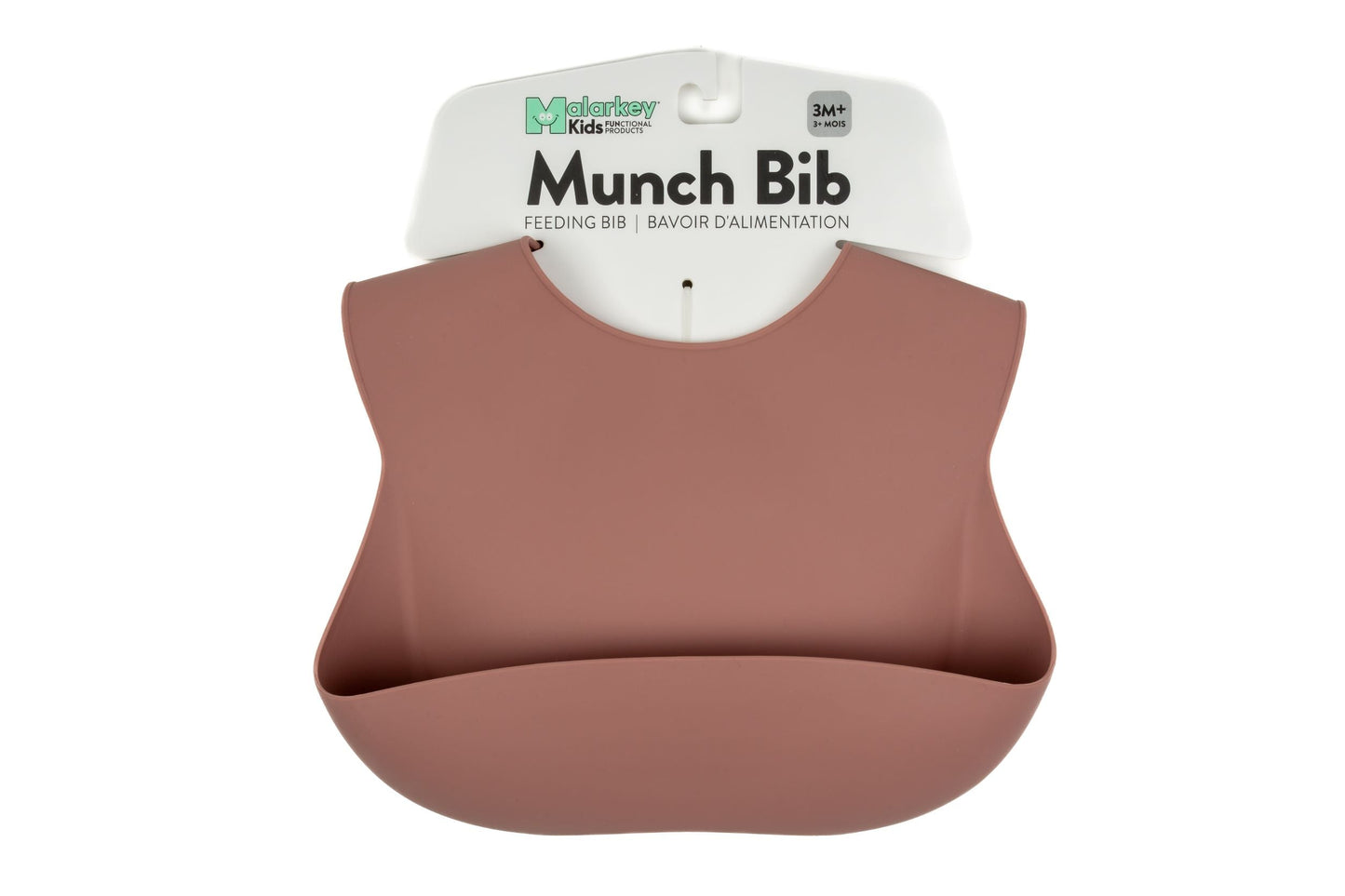 Munch Bib - Terracotta Tan Baby & Toddler Malarkey Kids CA