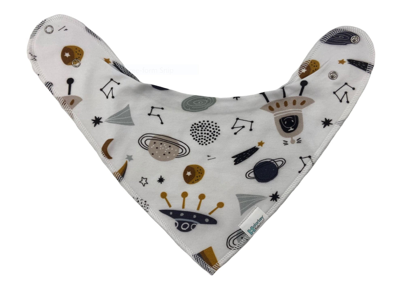 Dribble Bib - Outer Space/Dark Blue Malarkey Kids CA