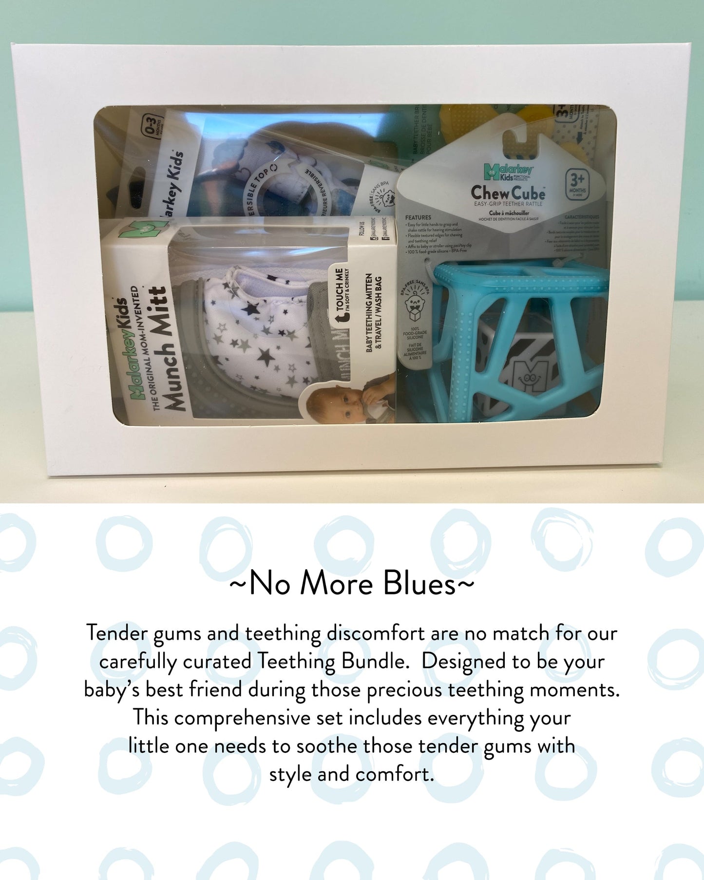 Teething Bundle Gift Pack - No More Blues Baby & Toddler Malarkey Kids CA 