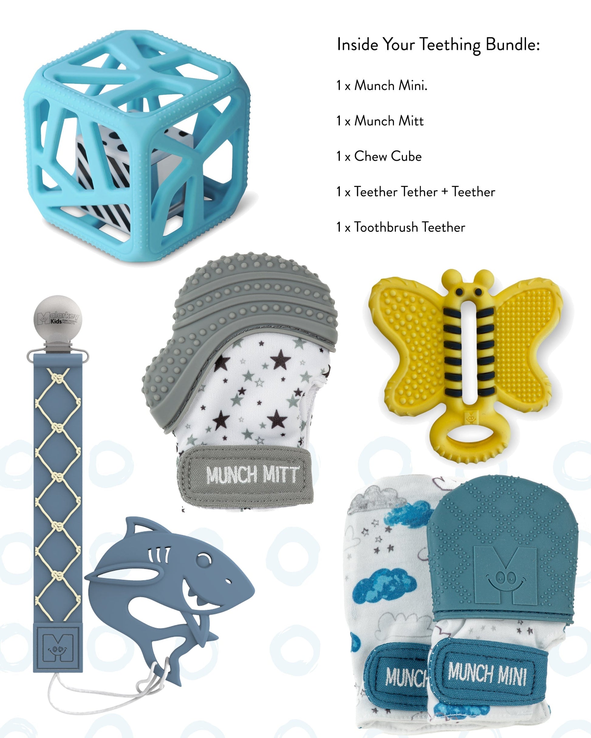 Teething Bundle Gift Pack - No More Blues Baby & Toddler Malarkey Kids CA 