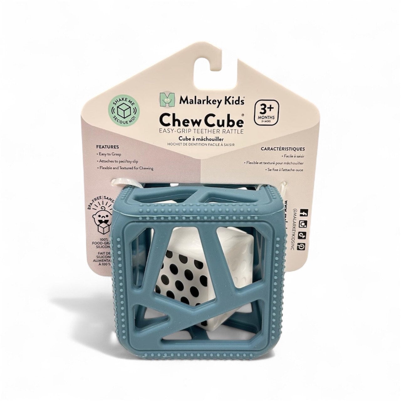 Chew Cube - Turquoise Chew Cube Malarkey Kids 