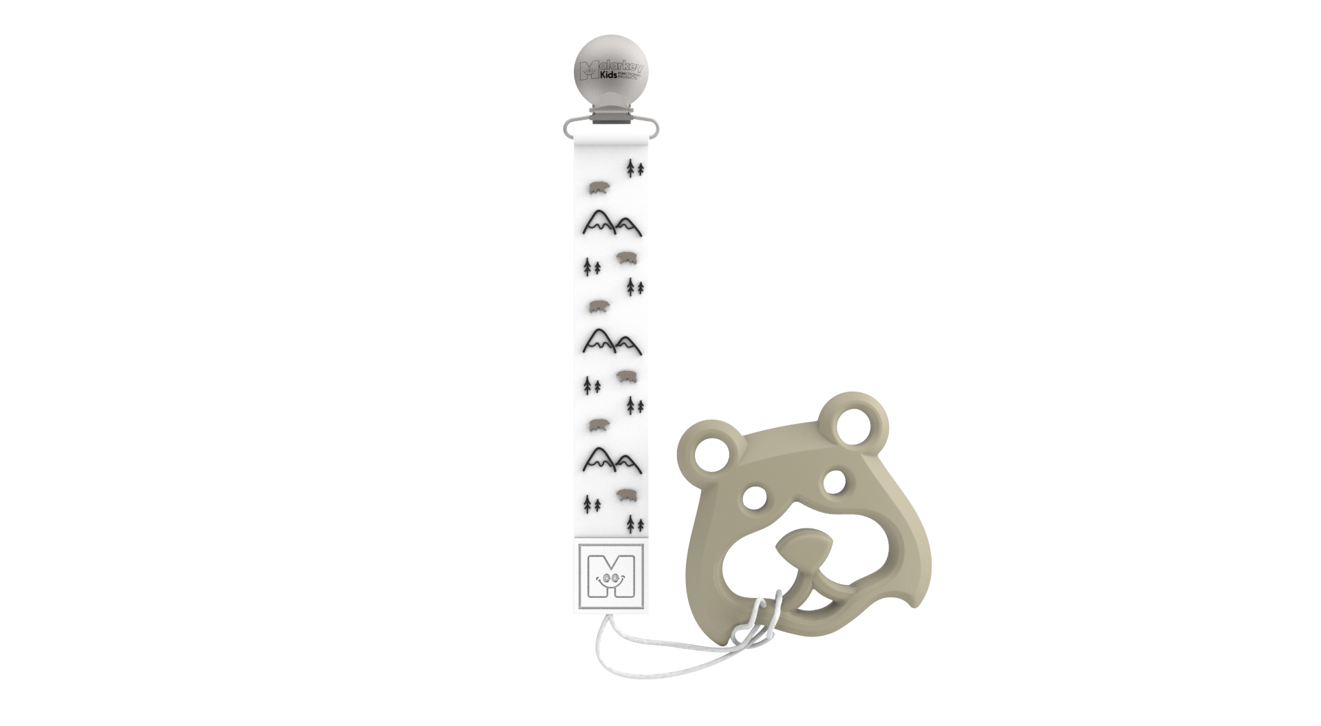 TEETHER TETHER TEETHER - Bear Mountain & Bear Teether Tether & Teether Malarkey Kids CA 