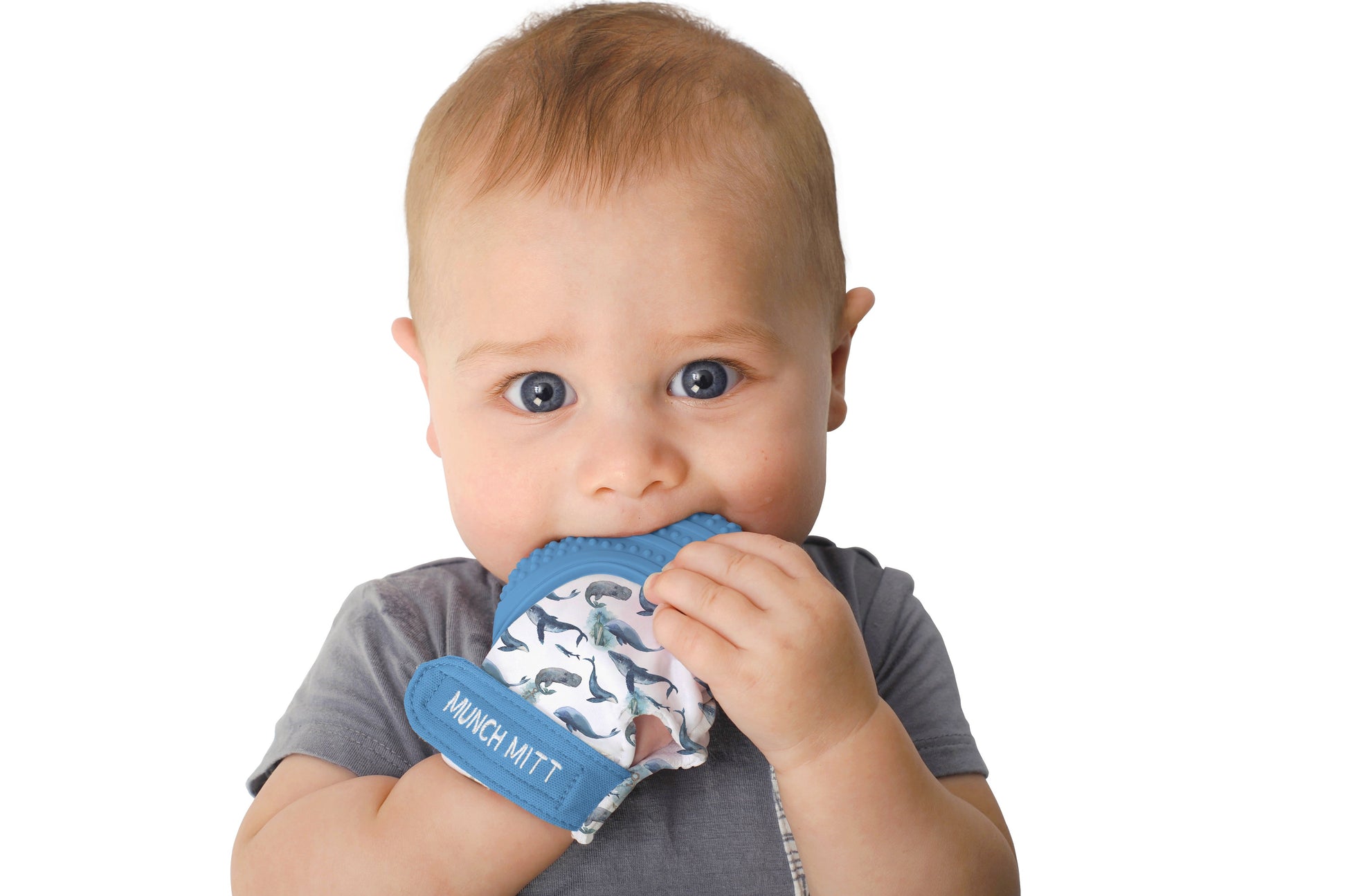 MUNCH MITT - WHALES Munch Mitt Malarkey Kids CA 