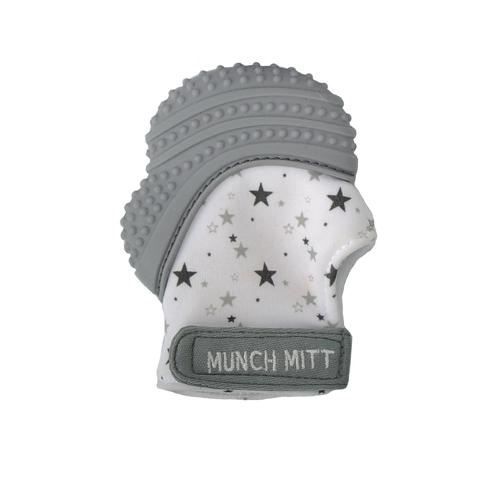 Munch Mitt - Grey - Stars Munch Mitt Malarkey Kids 