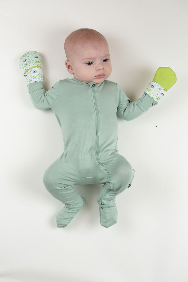 Munch Mini - Teething and anti-scratch Mitts - Dino Pacifiers & Teethers Malarkey Kids CA 