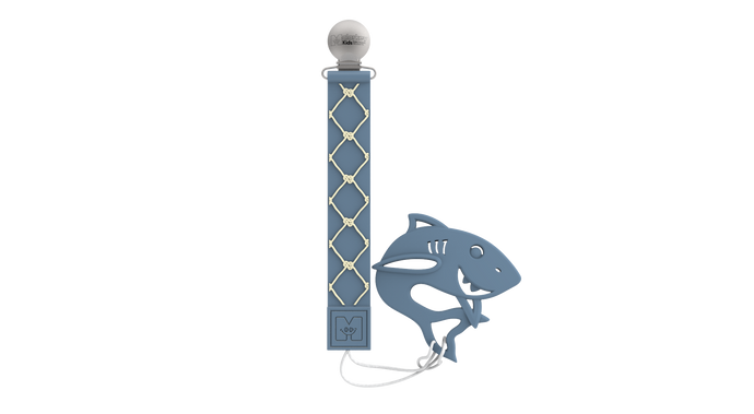 TEETHER TETHER TEETHER - Nautical & Baby Shark Teether Tether & Teether Malarkey Kids CA 
