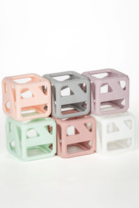 Stack N Chew - Mini Cubes - Pastel Pacifiers & Teethers Malarkey Kids CA 