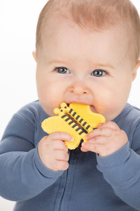 BEE BRUSH - Baby Teether Brush Teether Toothbrush Malarkey Kids CA 