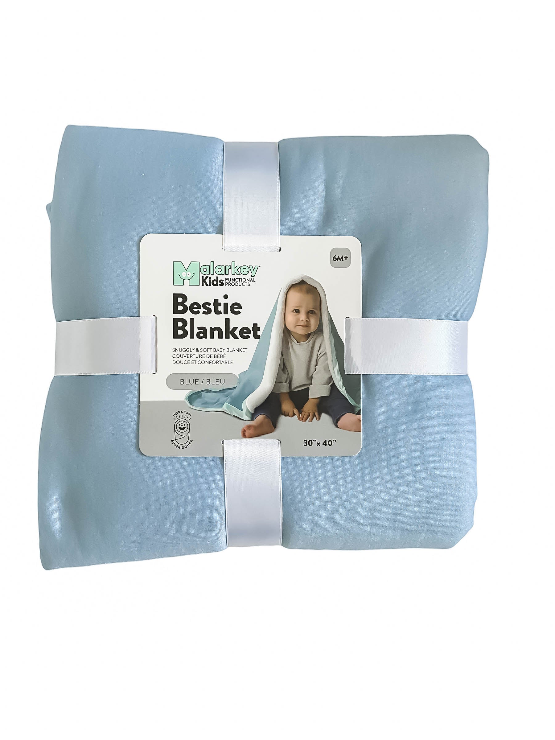 Bestie Blanket - Blue Malarkey Kids CA 