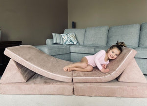 The Clark Couch - Rosewood Pink Baby & Toddler Malarkey Kids CA 