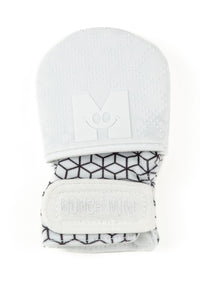 Munch Minis - Anti-scratch and Chew Mitts - Black & White Geo Pacifiers & Teethers Malarkey Kids CA 