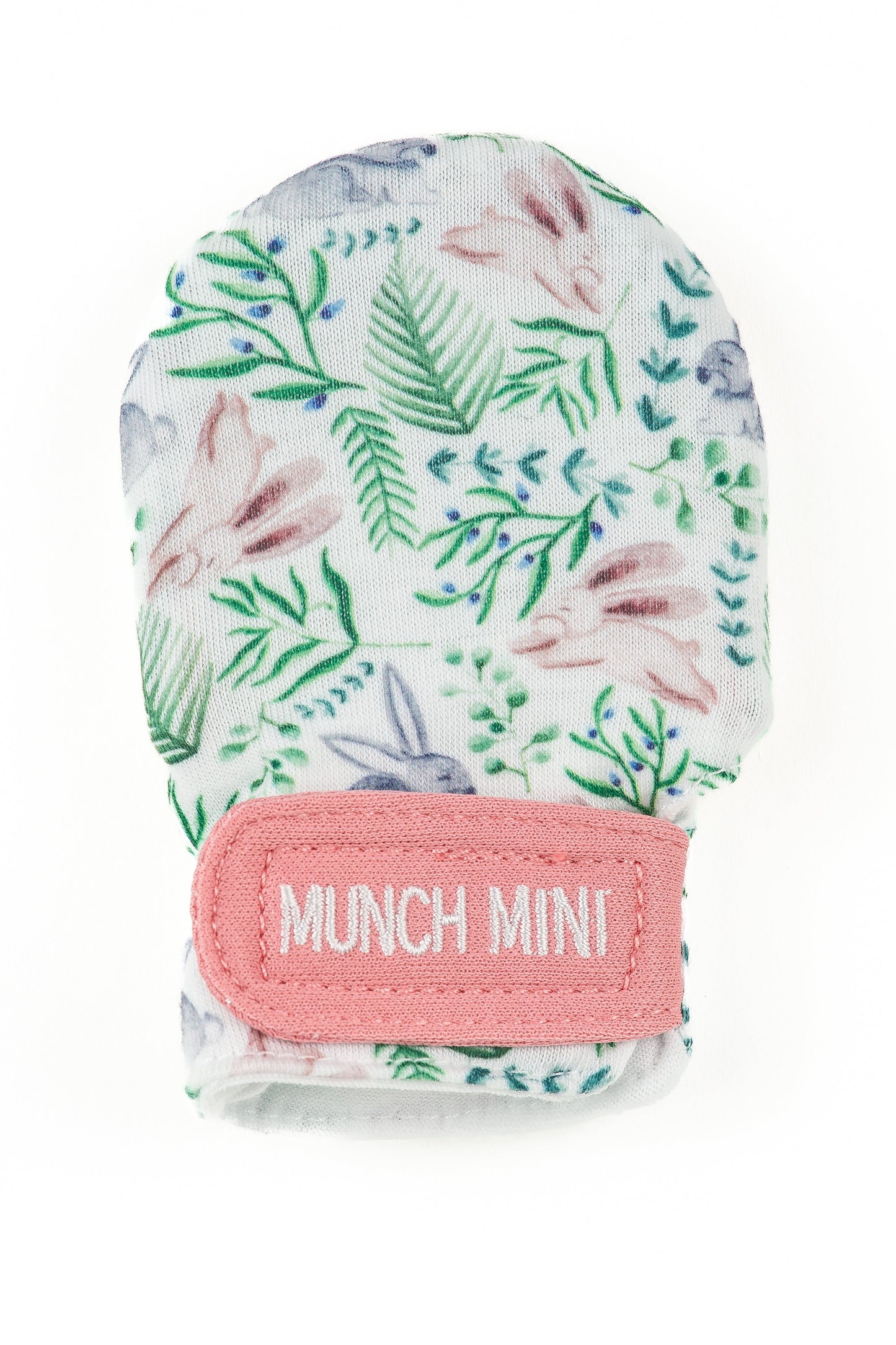 Munch Minis - Anti-scratch and Chew Mitts - Bunnies Pacifiers & Teethers Malarkey Kids CA 