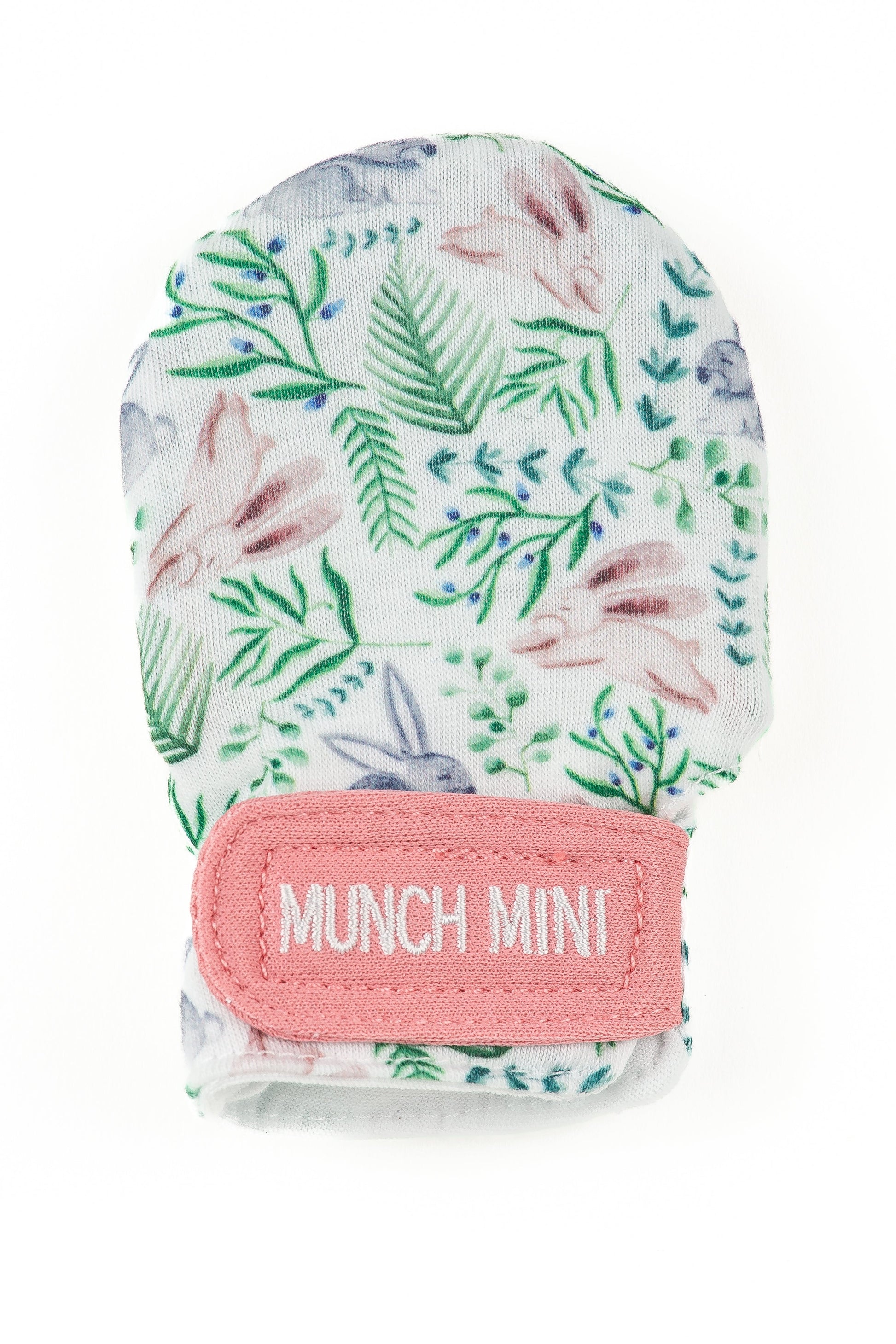 Munch Minis - Anti-scratch and Chew Mitts - Bunnies Pacifiers & Teethers Malarkey Kids CA 