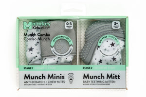 Munch Minis Combo - Grey Stars Baby & Toddler Malarkey Kids CA 