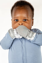 Munch Minis - Anti-scratch and Chew Mitts - Black & White Geo Pacifiers & Teethers Malarkey Kids CA 