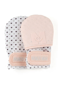 Munch Minis Combo - Pastel Pink Hearts Baby & Toddler Malarkey Kids CA 