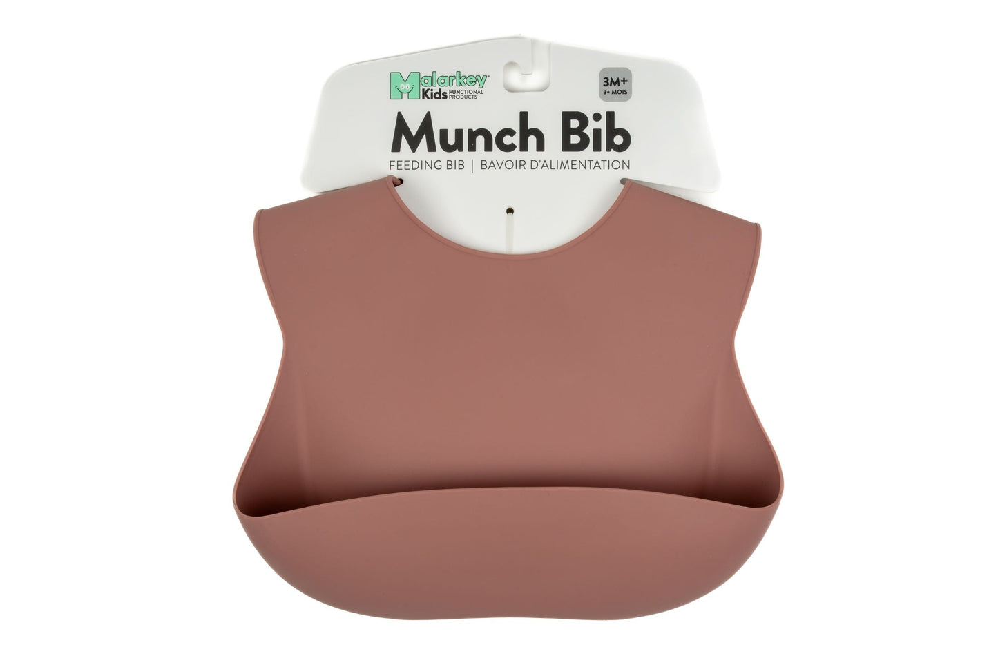 Munch Bib - Terracotta Tan Baby & Toddler Malarkey Kids CA 