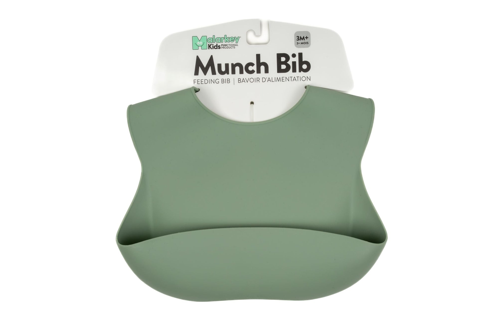 Munch Bib - Sage Green Baby & Toddler Malarkey Kids CA 