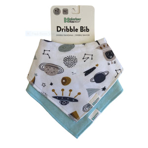 Dribble Bib - Outer Space/Dark Blue Malarkey Kids CA 