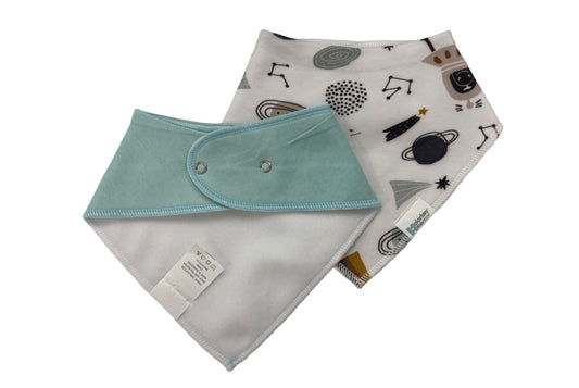 Dribble Bib - Outer Space/Dark Blue Malarkey Kids CA 