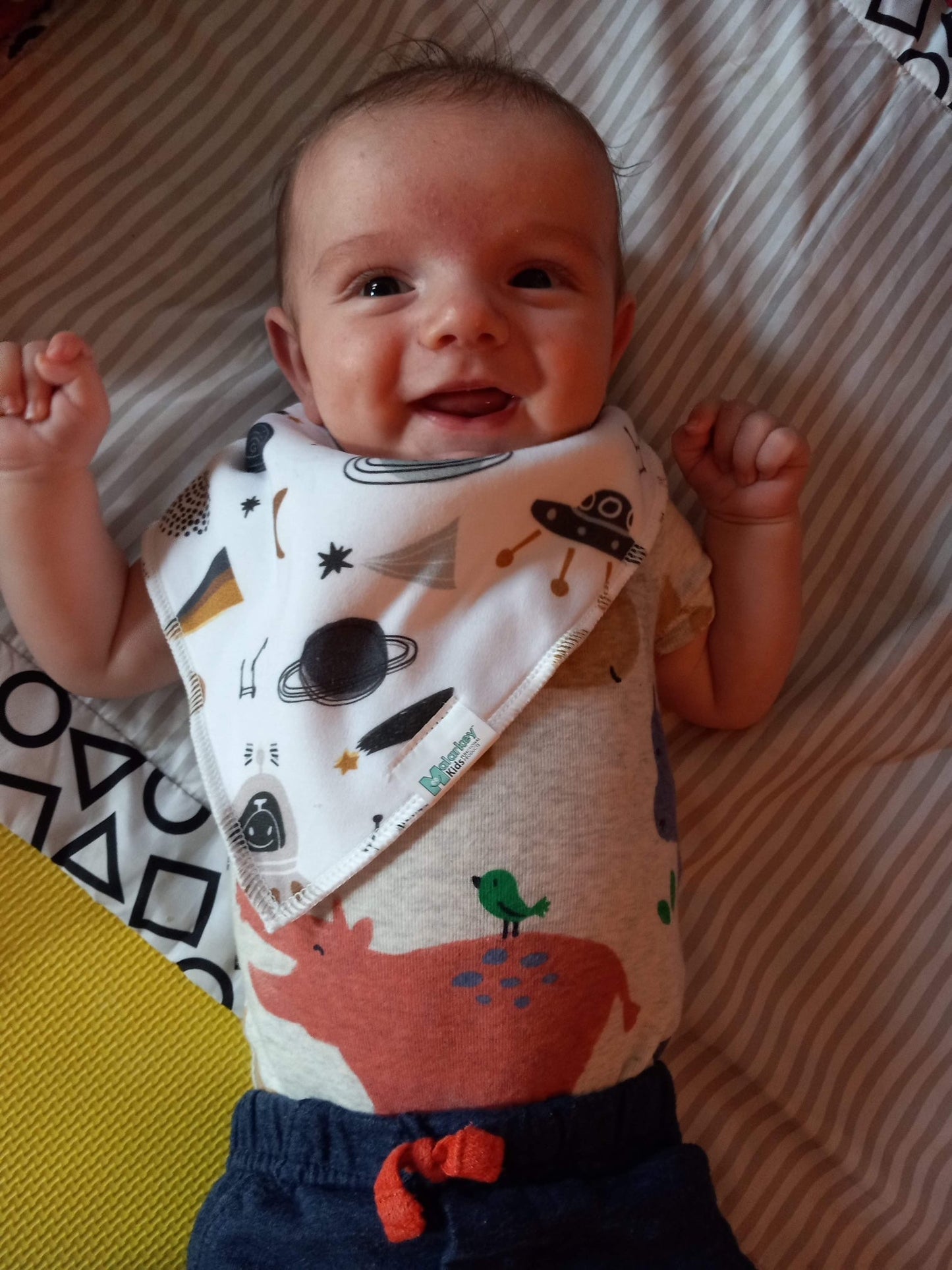 Dribble Bib - Under the Sea/Dark Blue Malarkey Kids CA 