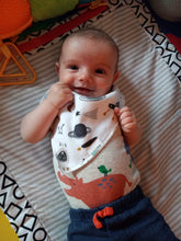 Dribble Bib - Outer Space/Light Blue Malarkey Kids CA 