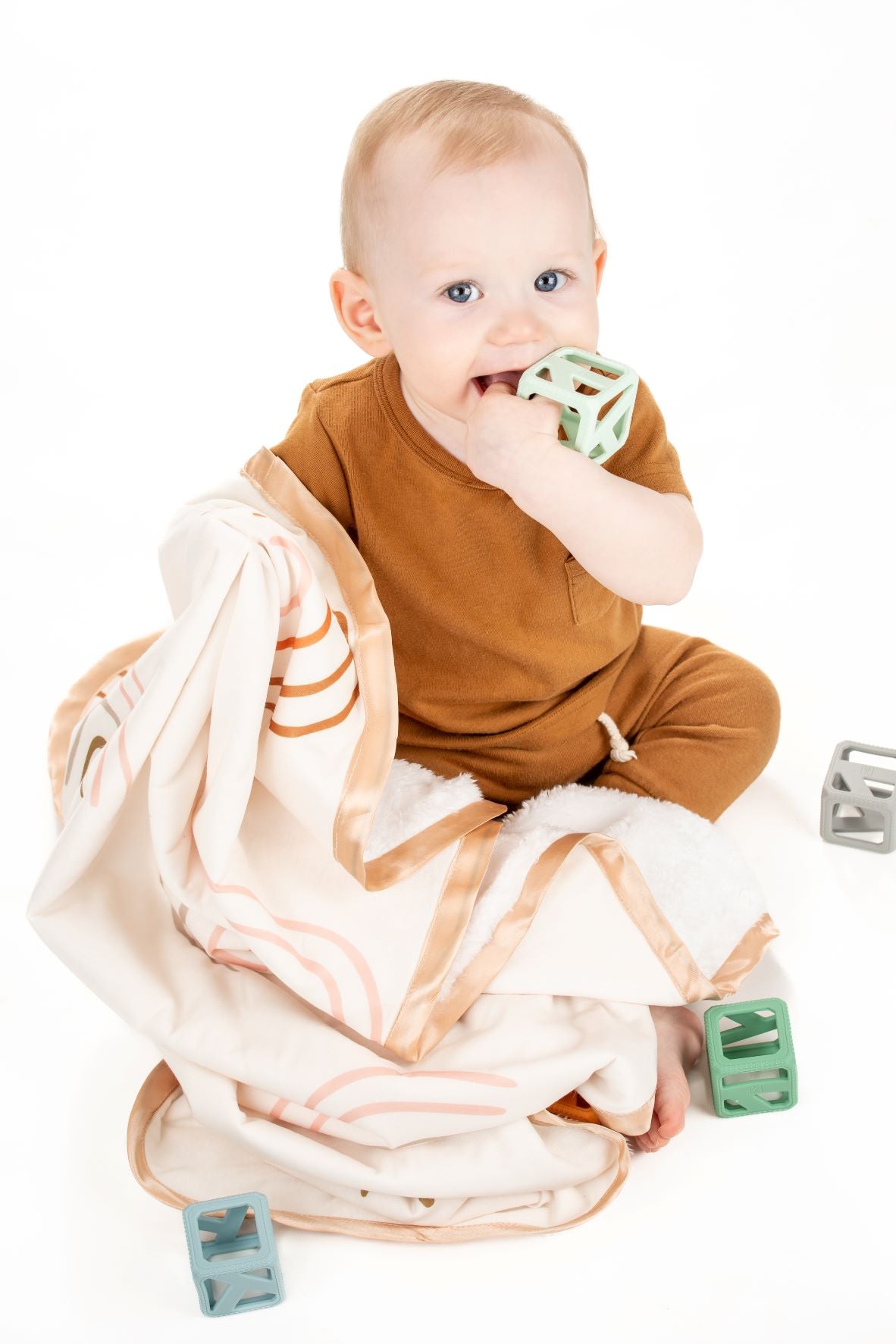 Bestie Blanket - Blue Malarkey Kids CA 