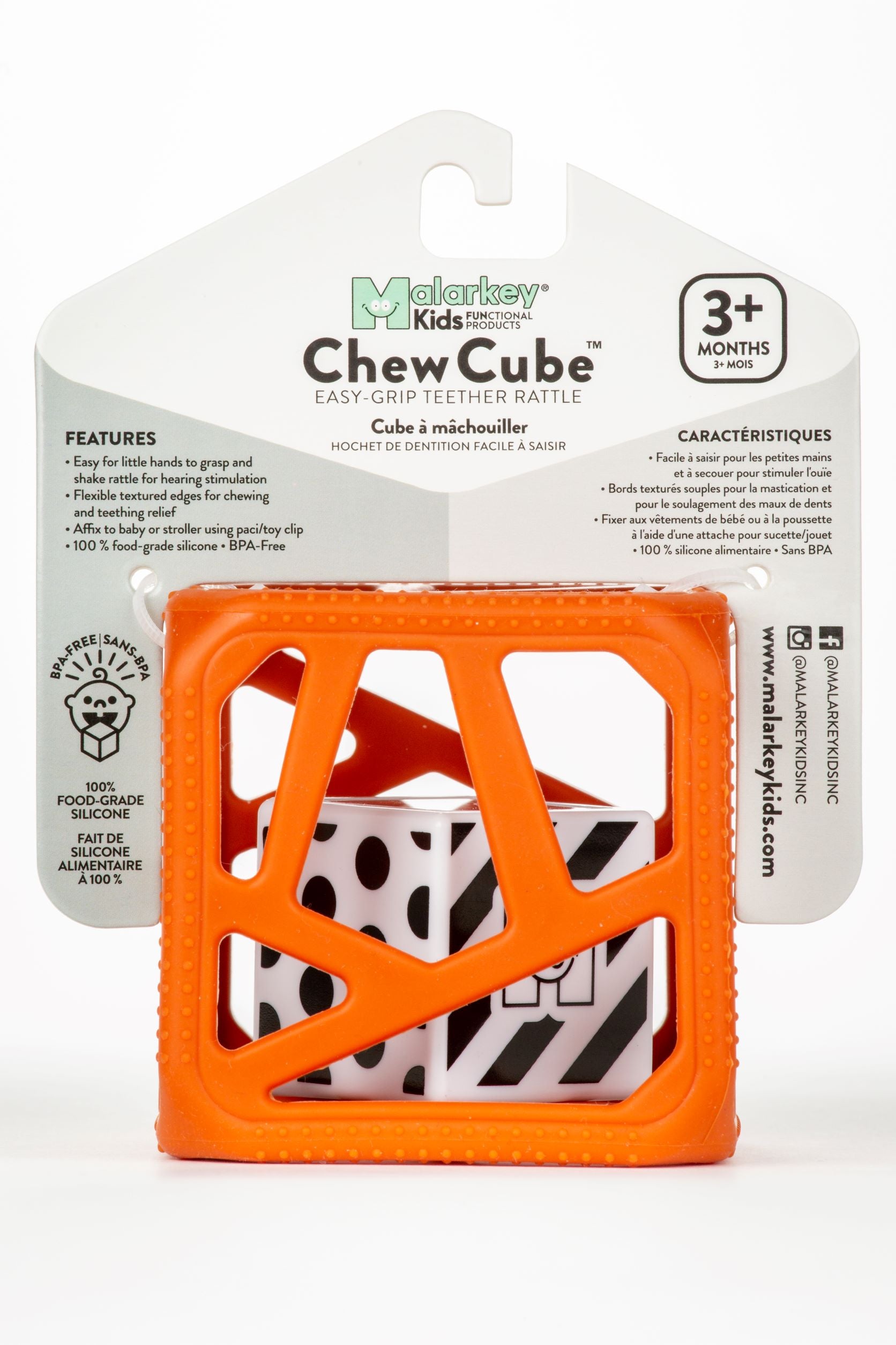 Chew Cube - Terracotta Chew Cube Malarkey Kids 
